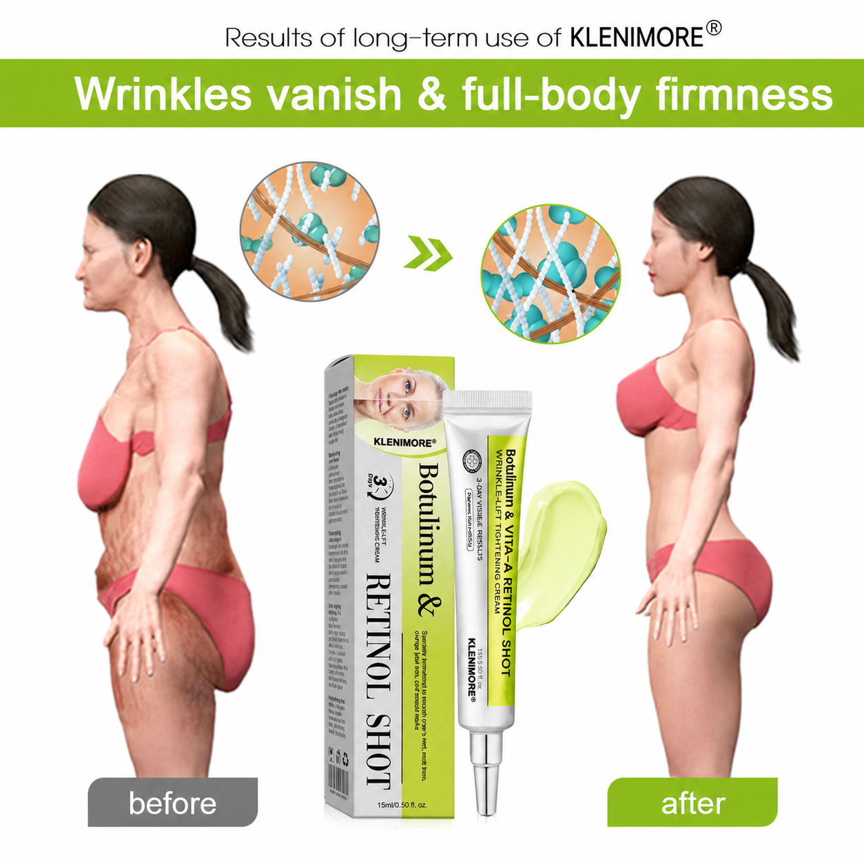 Final 3 Hours: 70%OFFš„Peptide / Botulinum-like peptide / Line-smoothing peptide & Vita-A Retinol Shot Wrinkle-Lift Tightening creamāØ