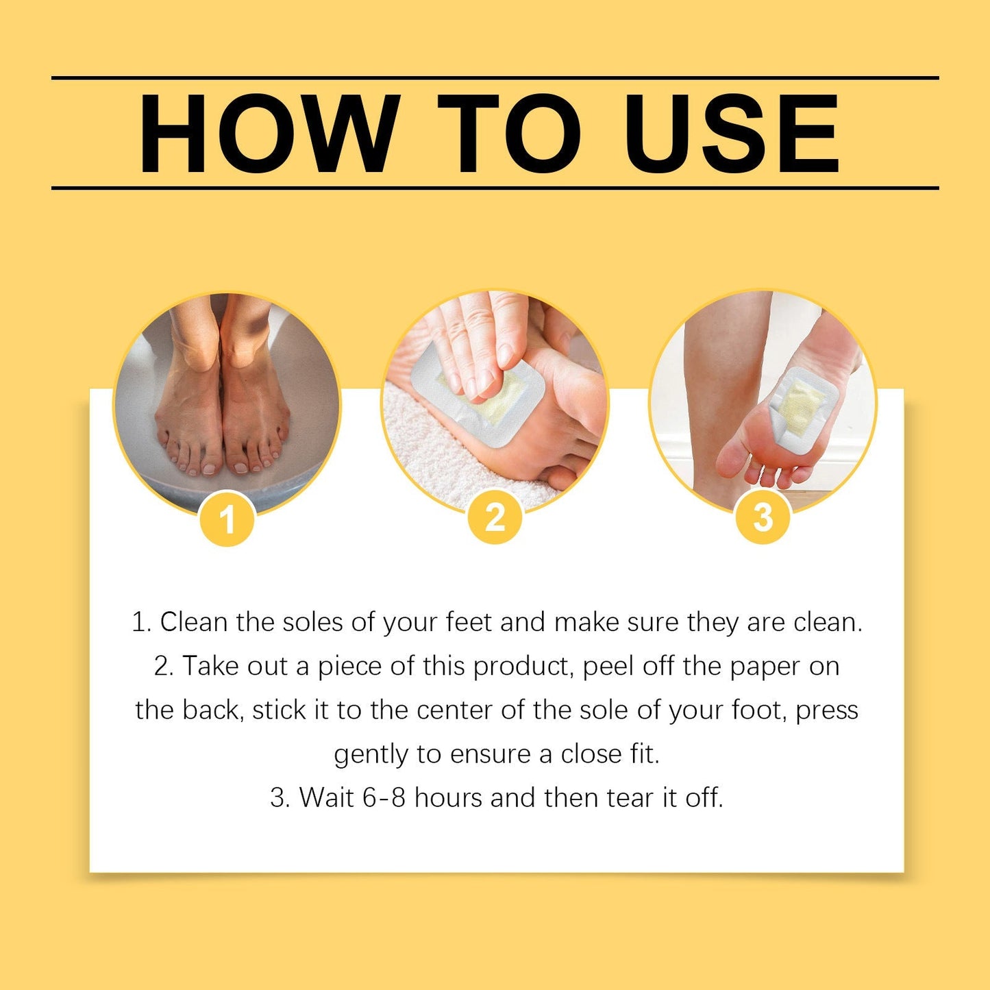 Bee Venom Lymphatic Drainage & Slimming Foot Patches 🌿👣