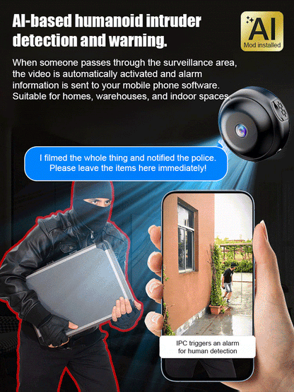 【No WIFI or electricity required💯Tiny and installs in 1 second ⚠️Remote real-time viewing Compact & portable design