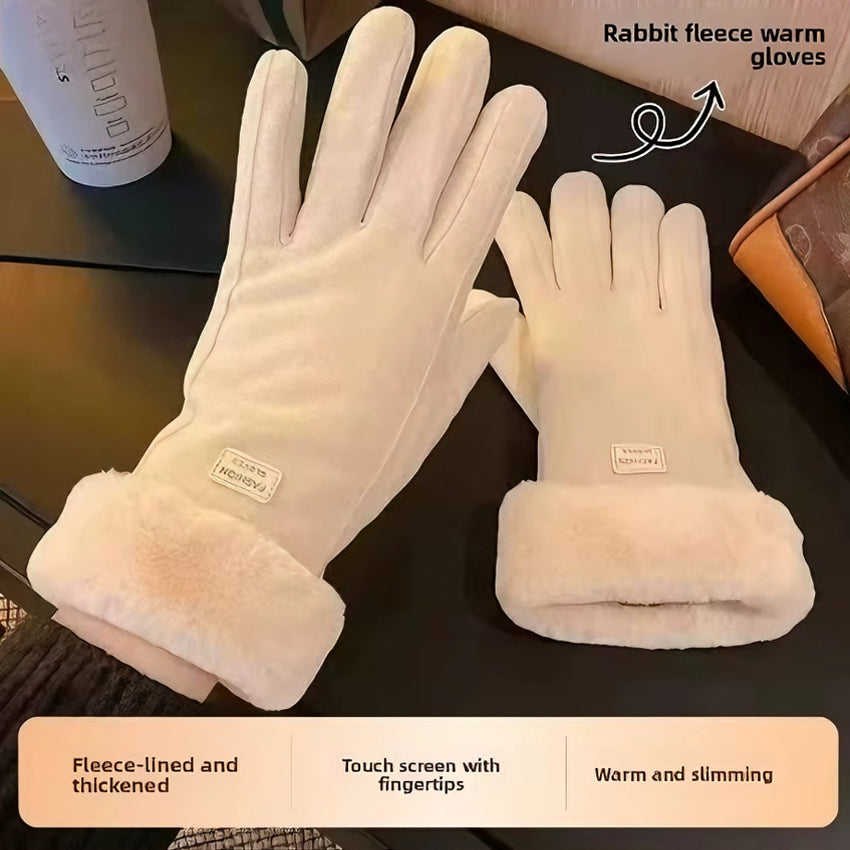 ❄️Women's warm winter gloves, suitable for cold weather touchscreen