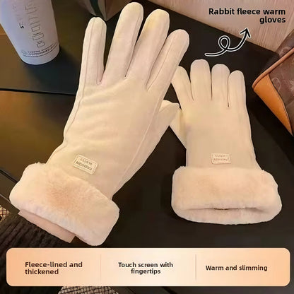 ❄️Women's warm winter gloves, suitable for cold weather touchscreen