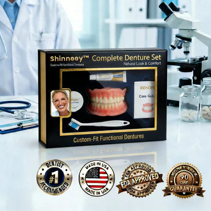 🌎Ends Today: 70% OFF! Shinneey™ Custom-Fit Full Functional Dentures Make you more confident