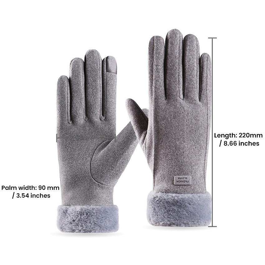❄️Women's warm winter gloves, suitable for cold weather touchscreen