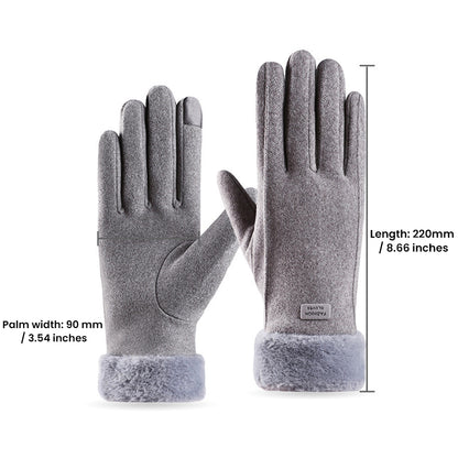 ❄️Women's warm winter gloves, suitable for cold weather touchscreen