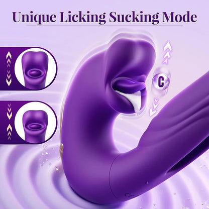 🎀Unleash 2026’s Ultimate Pleasure 🎀G-Spot Vibrator Female Sex Toy, featuring 7 slapping vibration modes and 5 licking/sucking modes🎀