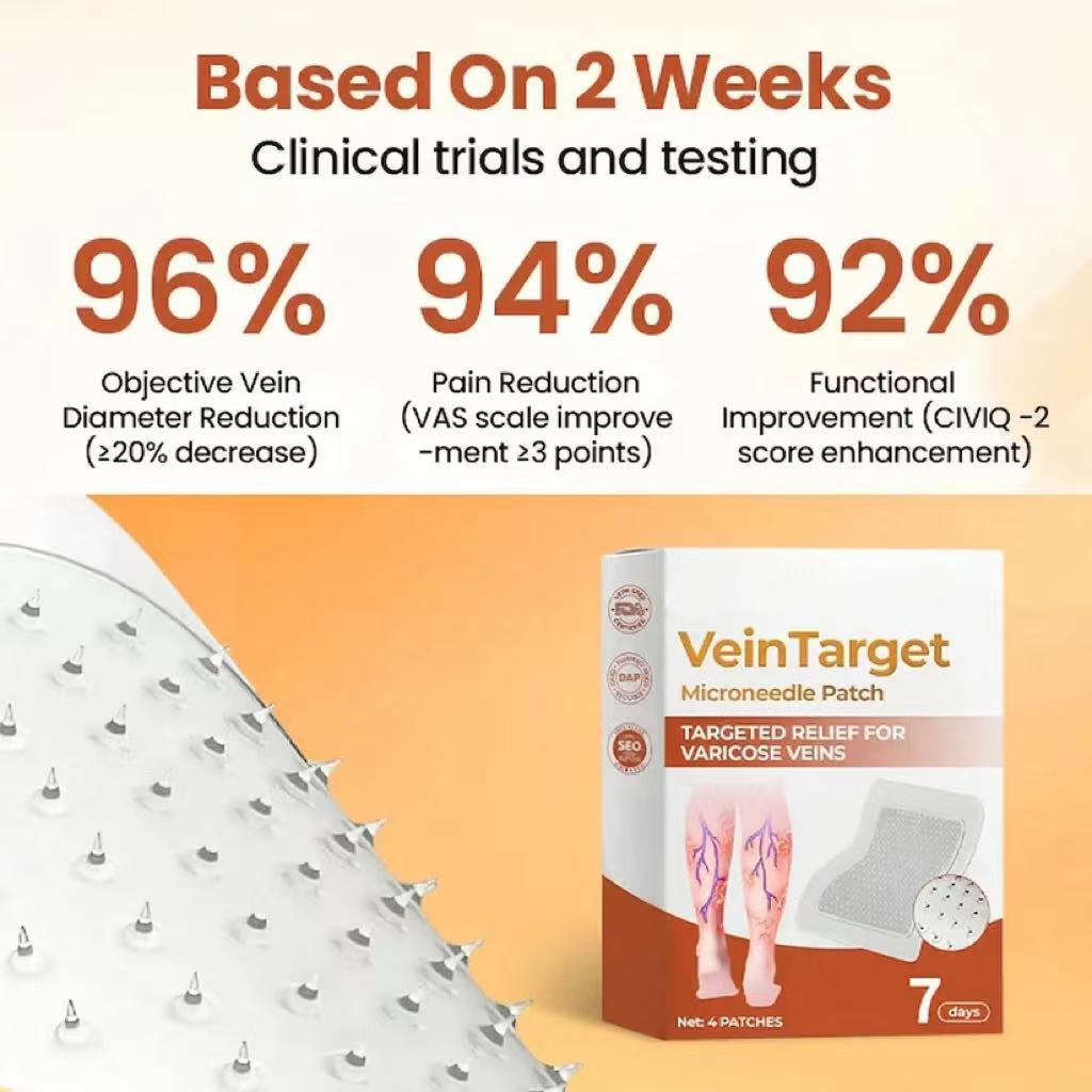 Tired of Aching, Bulging Varicose Veins? Get Targeted Relief in Just 7 Days with These Patches!