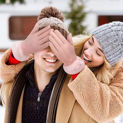 ❄️Women's warm winter gloves, suitable for cold weather touchscreen