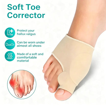 Protective Toe Corrector — Soft Comfort * 1 Pair (Left + Right)