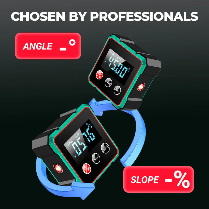 🎁🎁2025 Hot Sale 50% OFF💥Magnetic Digital Angle Finder with Electronic Laser