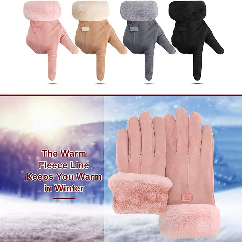 ❄️Women's warm winter gloves, suitable for cold weather touchscreen