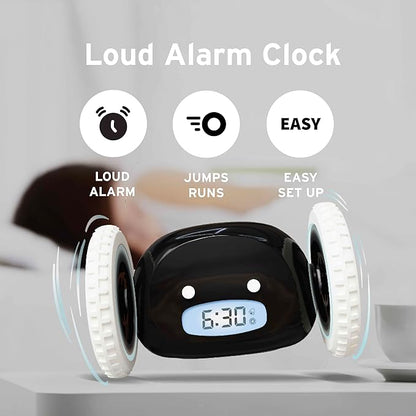 Cheeroll® ⏰🏃‍♂️ Runaway Alarm Clock — Get Up or Chase It!