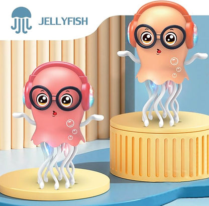 Frunild® Dancing Jellyfish Toy, Musical Crawling Interactive Friend🐙🐙