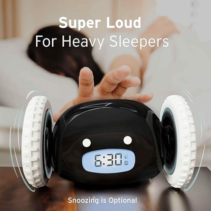 Cheeroll® ⏰🏃‍♂️ Runaway Alarm Clock — Get Up or Chase It!