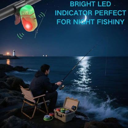 🎣 High-Sensitivity Fishing Bite Alarm with Clip — Never Miss a Catch Again!