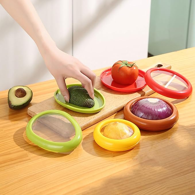 🥑🍅 Fresh Keeper Veggie & Fruit Saver Set