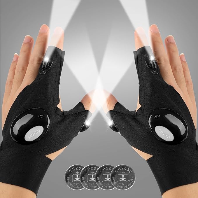 Cheeroll® LED Flashlight Gloves – Cool Gift for Men 🔦🔦