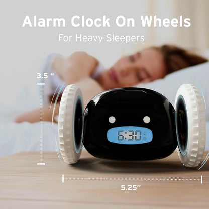 Cheeroll® ⏰🏃‍♂️ Runaway Alarm Clock — Get Up or Chase It!