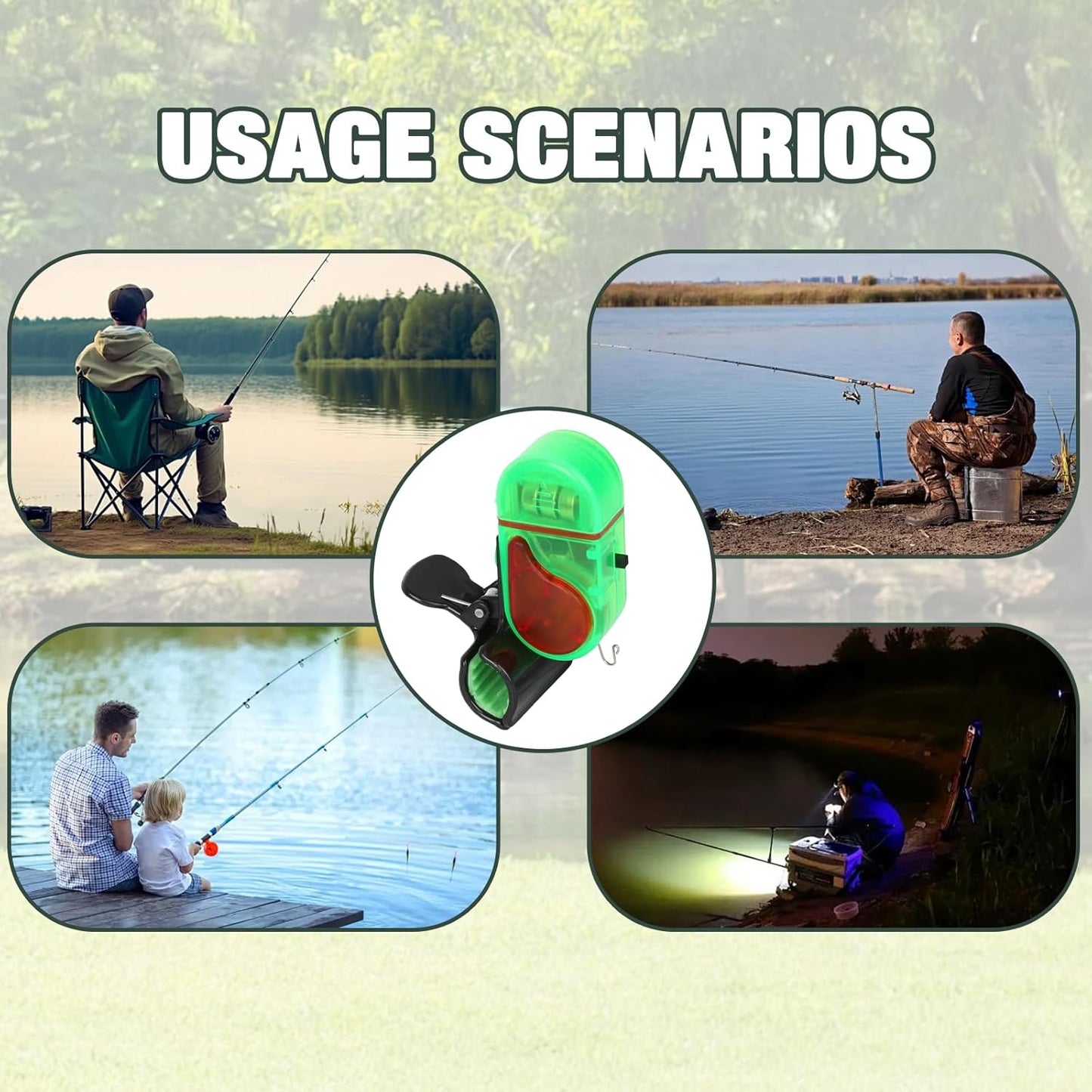 🎣 High-Sensitivity Fishing Bite Alarm with Clip — Never Miss a Catch Again!