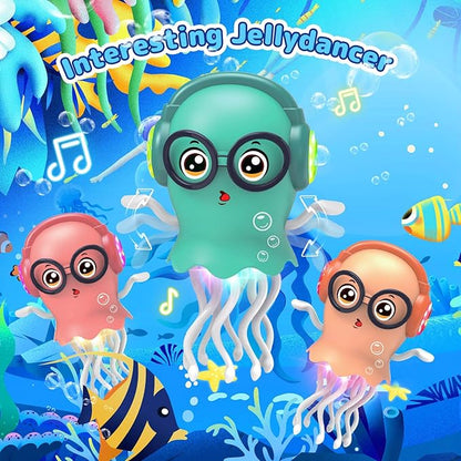 Frunild® Dancing Jellyfish Toy, Musical Crawling Interactive Friend🐙🐙