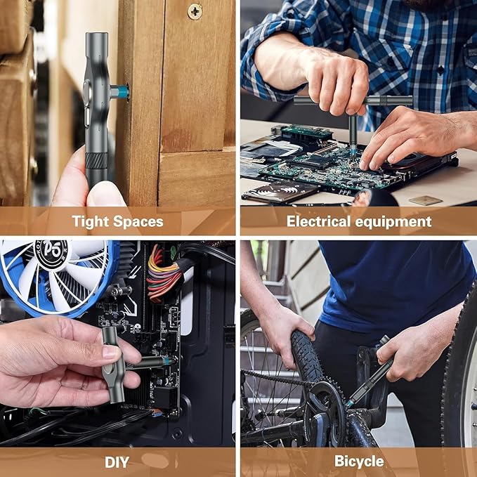 ⭐24-in-1 Magnetic Screwdriver Set, DIY Ratchet Mini Screwdriver Set