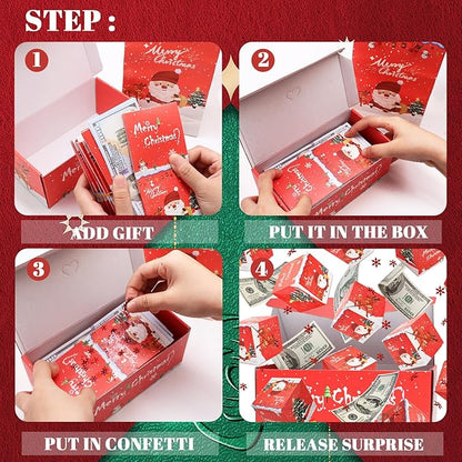 🎅🎄Christmas surprise pop-up gift box, creative birthday gift
