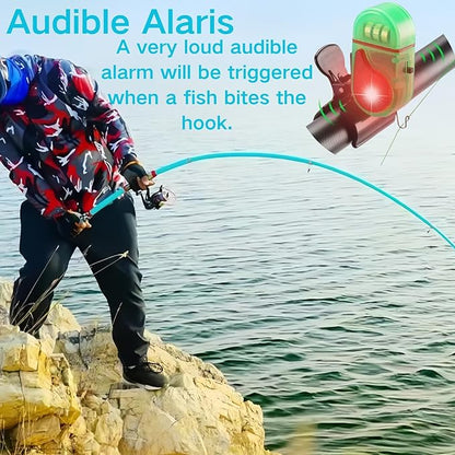 🎣 High-Sensitivity Fishing Bite Alarm with Clip — Never Miss a Catch Again!