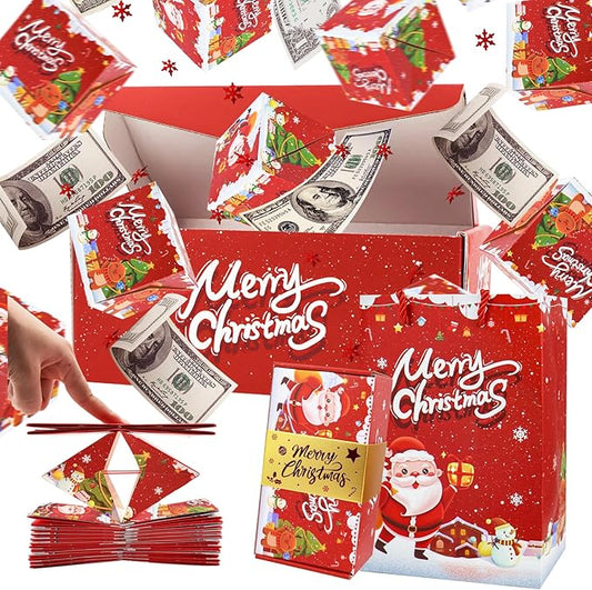 🎅🎄Christmas surprise pop-up gift box, creative birthday gift