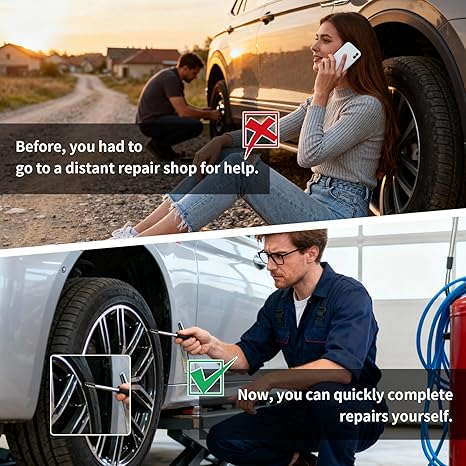 Tire Repair Rubber Nail – Quick, Secure, No-Tool Tire Fix