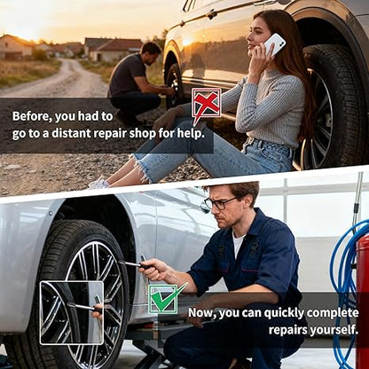 Tire Repair Rubber Nail – Quick, Secure, No-Tool Tire Fix