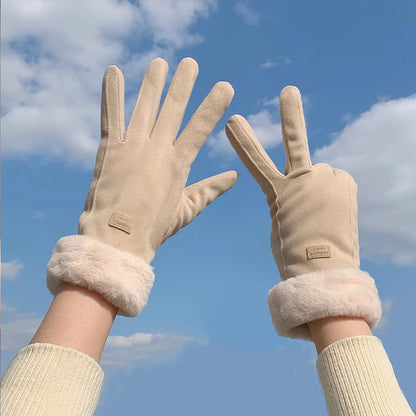 ❄️Women's warm winter gloves, suitable for cold weather touchscreen