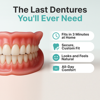 🌎Ends Today: 70% OFF! Shinneey™ Custom-Fit Full Functional Dentures Make you more confident