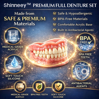 🔥Shinneey™ Custom-Fit Functional Dentures — Made in the USA, FDA Certified, Up to 70% OFF for a More Confident Smile!
