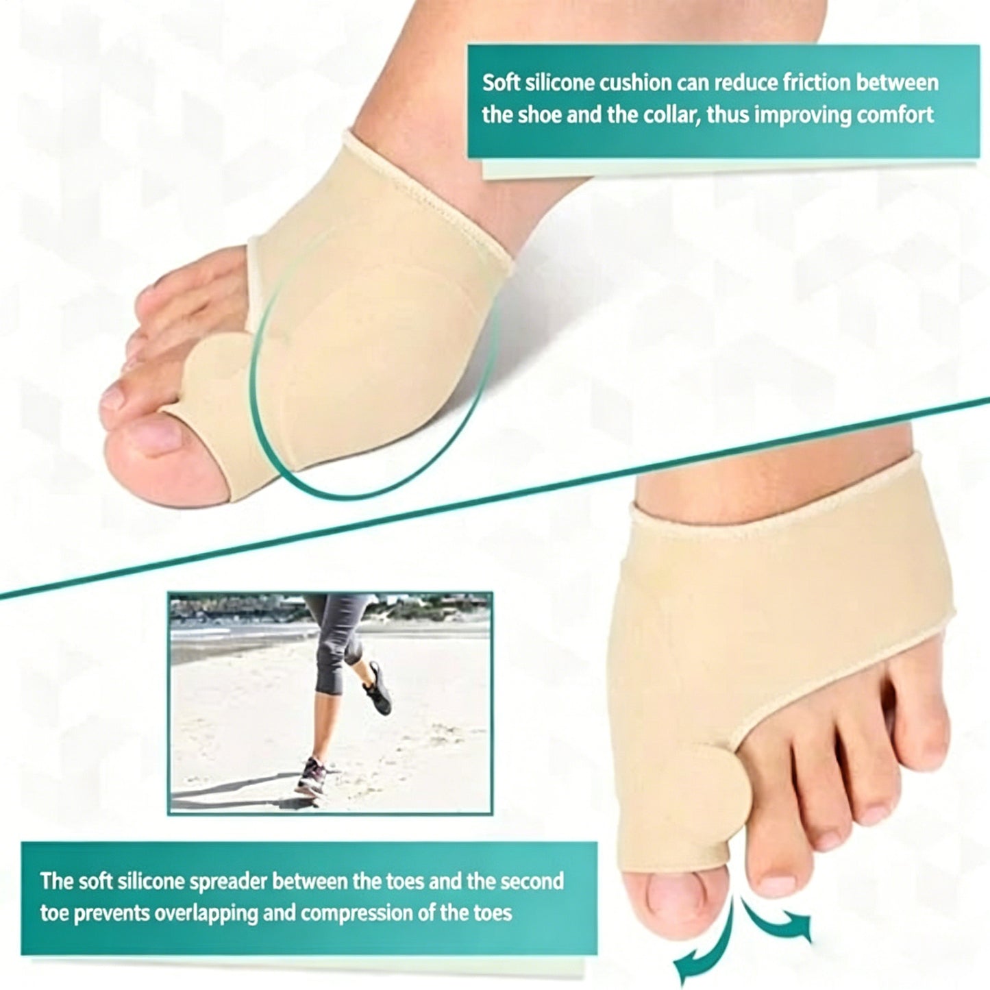 Protective Toe Corrector — Soft Comfort * 1 Pair (Left + Right)